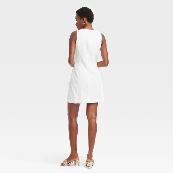 NWT Women's Mini Vest Dress - A New Day
White - Picture 6 of 8